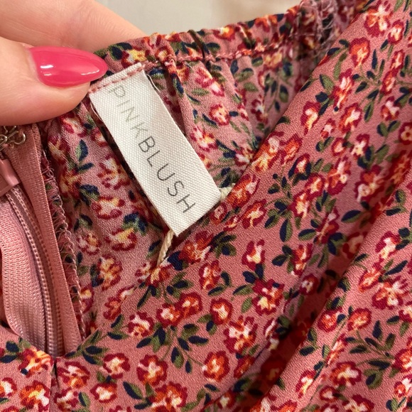 Maternity photo shoot gown pink blush - Picture 3 of 3